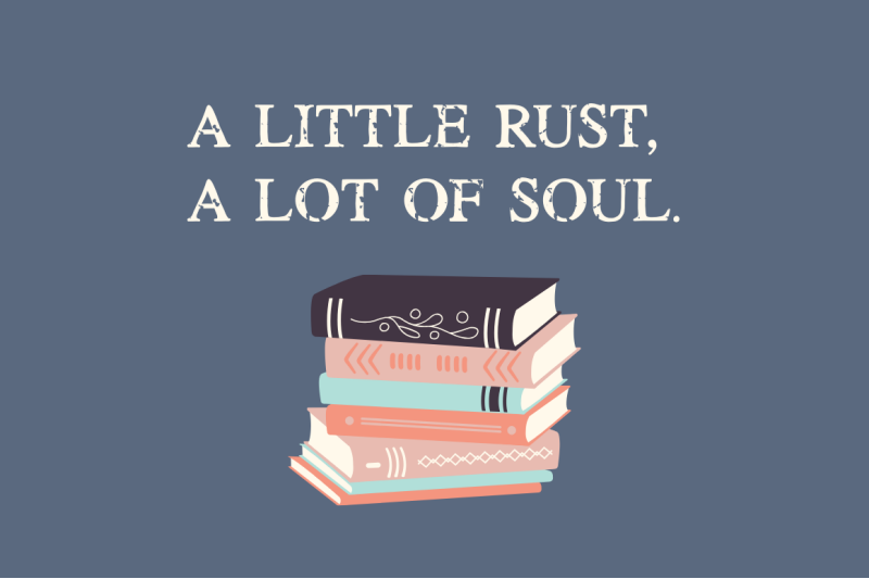 rusted-typewriter-font