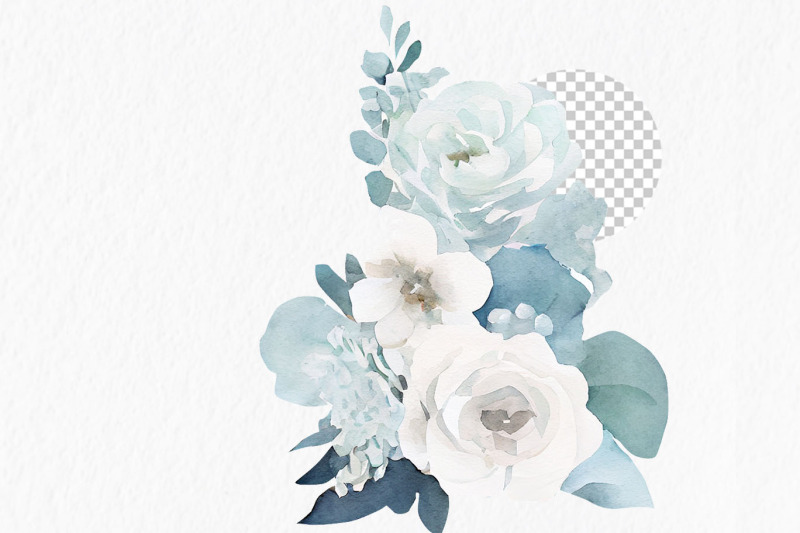 dusty-blue-flower-watercolor-clipart