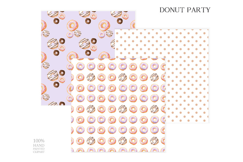 donut-seamless-digital-papers-pack