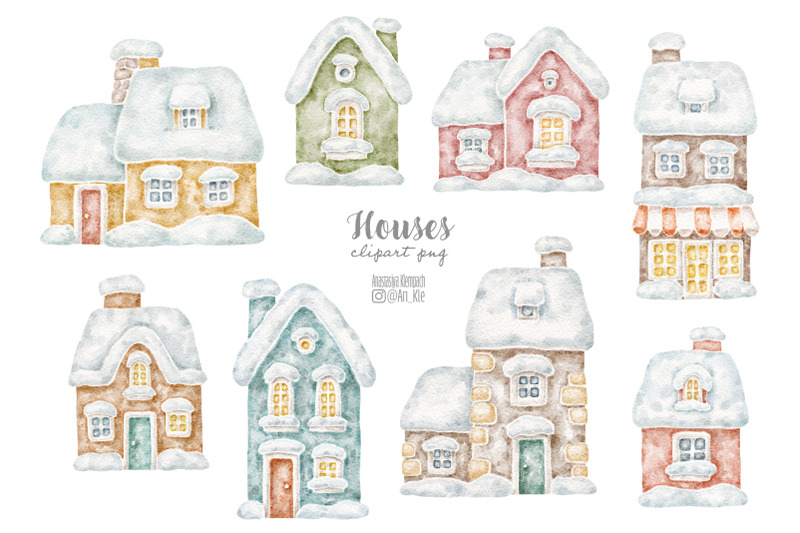 winter-houses-clipart