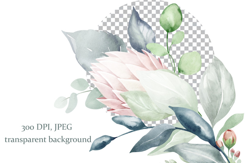 watercolor-botanical-clipart-png-wreaths-bouquets-frames
