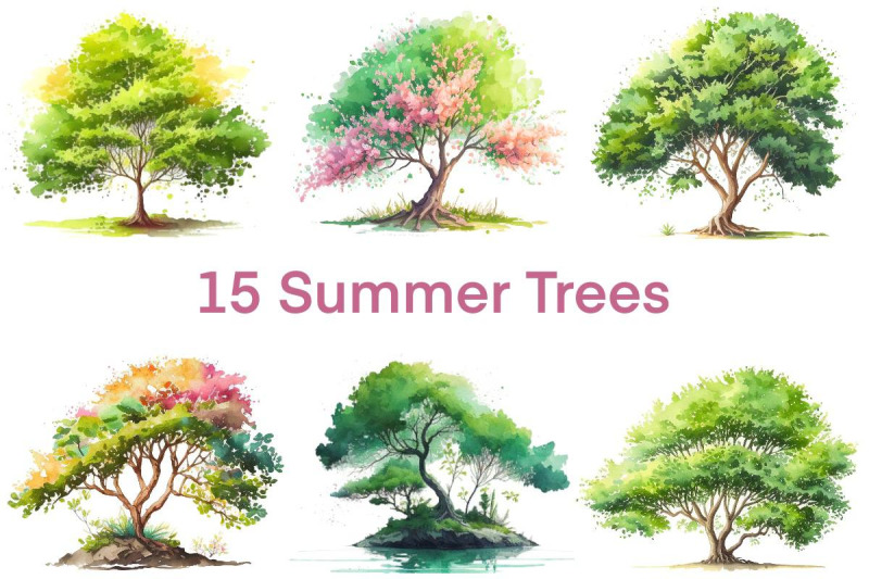 summer-trees-collection