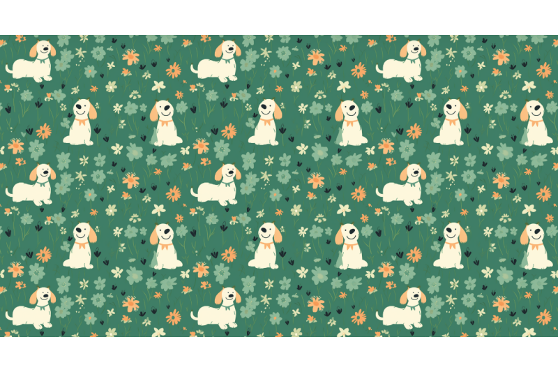 cute-puppy-seamless-patterns