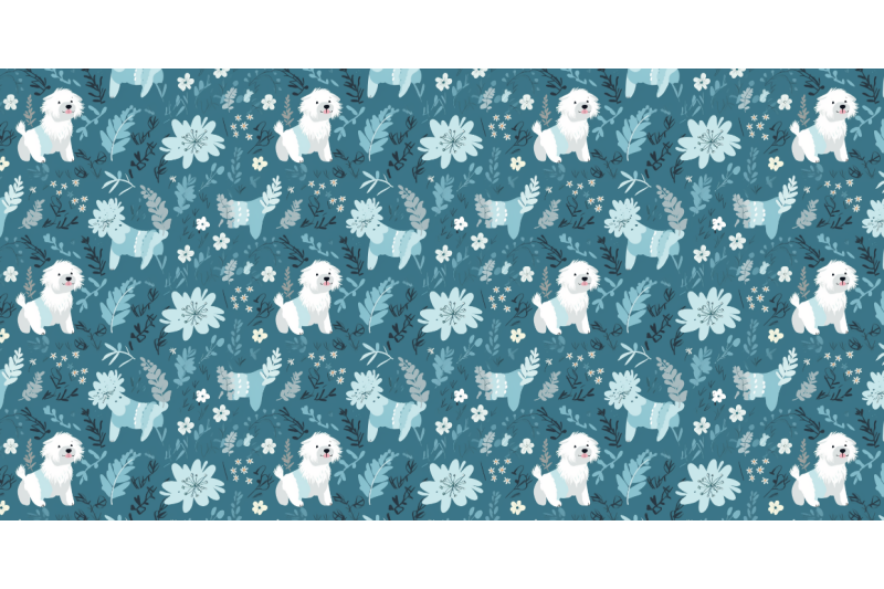 cute-puppy-seamless-patterns