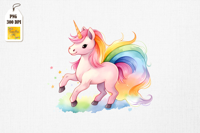 lgbtq-rainbow-unicorn-watercolor-bundle