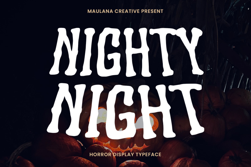 nighty-night-horror-display-font