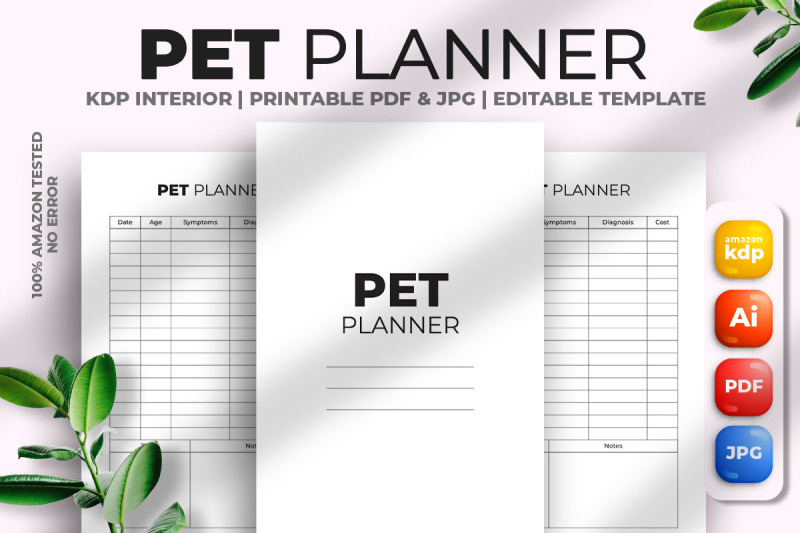 pet-planner-kdp-interior