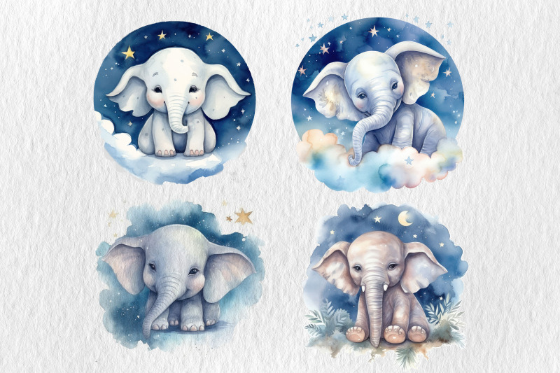 watercolor-elephant-baby