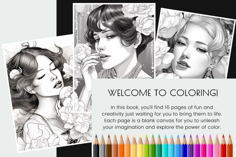 women-printable-adult-coloring-book-greyscale-cloring-pages