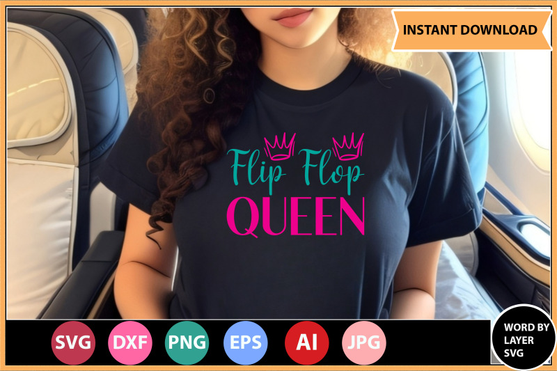 flip-flop-queen-svg-cut-file-design