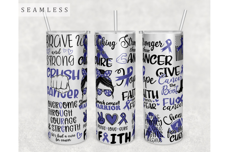 stomach-cancer-awareness-tumbler-wrap-20oz-skinny-tumbler-sublimation