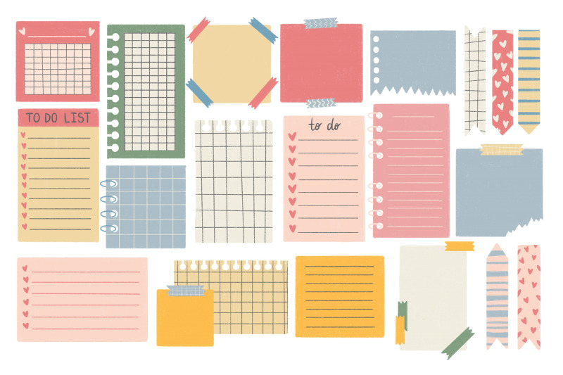 notebook-stickers-set