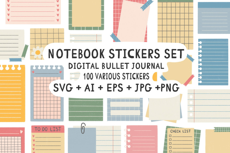 notebook-stickers-set