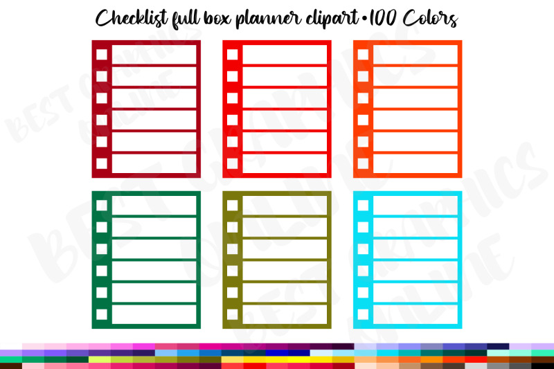 checklist-full-box-planner-clipart-lined-printable-stickers