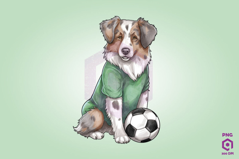 australian-shepherd-dog-playing-football