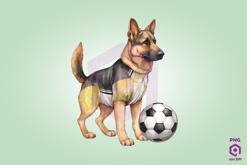 german-shepherd-dog-playing-football