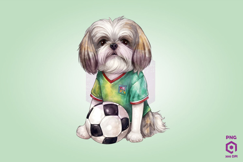 shih-tzu-dog-playing-football