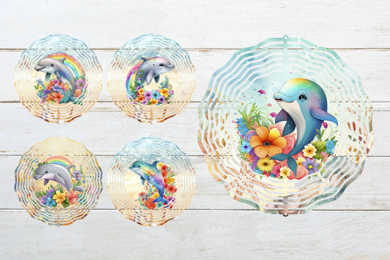 floral-dolphin-wind-spinner-sublimation-ocean-wind-spinner