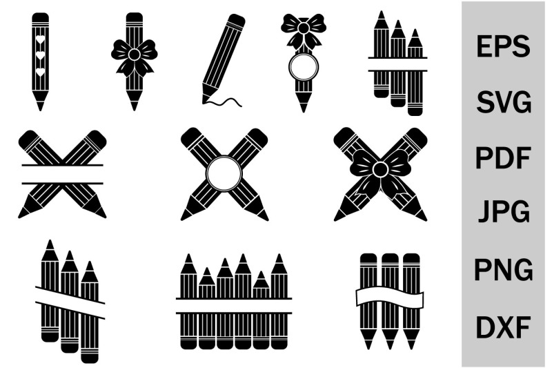 bundle-pencils-icons-svg-clipart-pencils-file-cutting