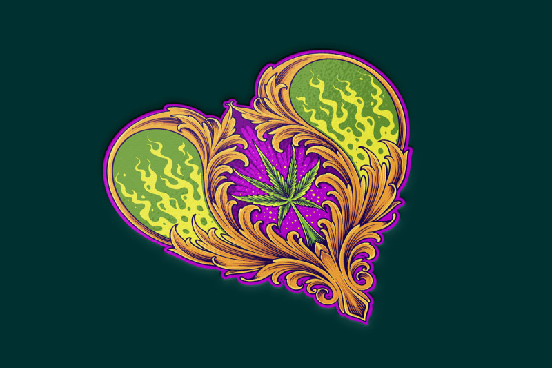 petal-engraving-heart-shape-ornament-with-kush