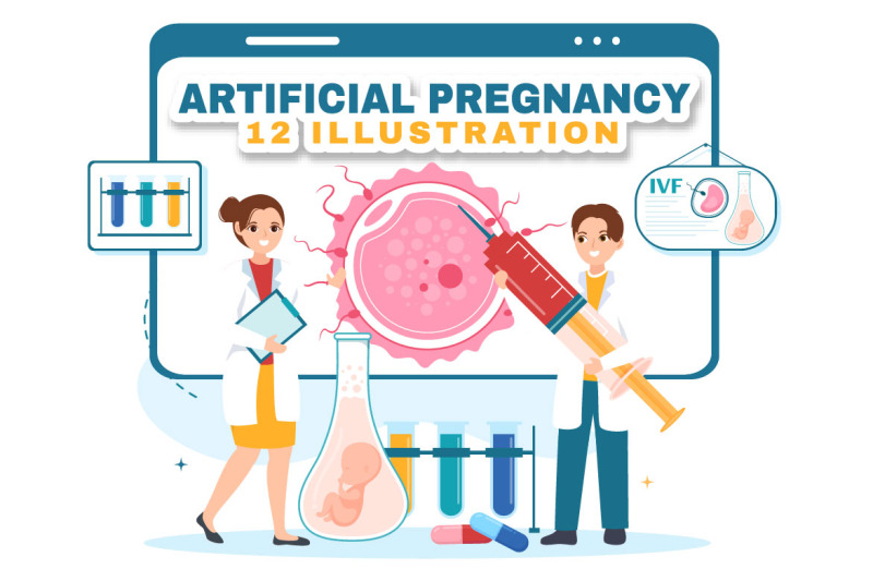 12-artificial-pregnancy-vector-illustration