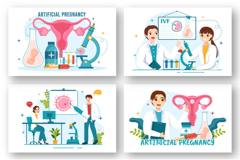 12-artificial-pregnancy-vector-illustration