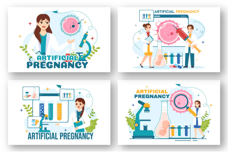 12-artificial-pregnancy-vector-illustration