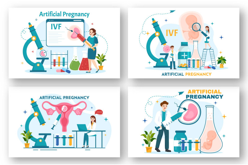 12-artificial-pregnancy-vector-illustration