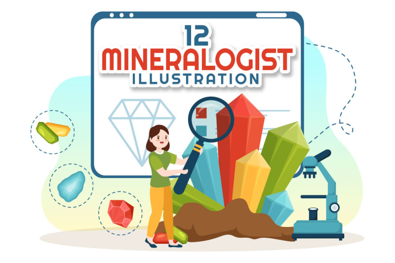 12-mineralogist-vector-illustration