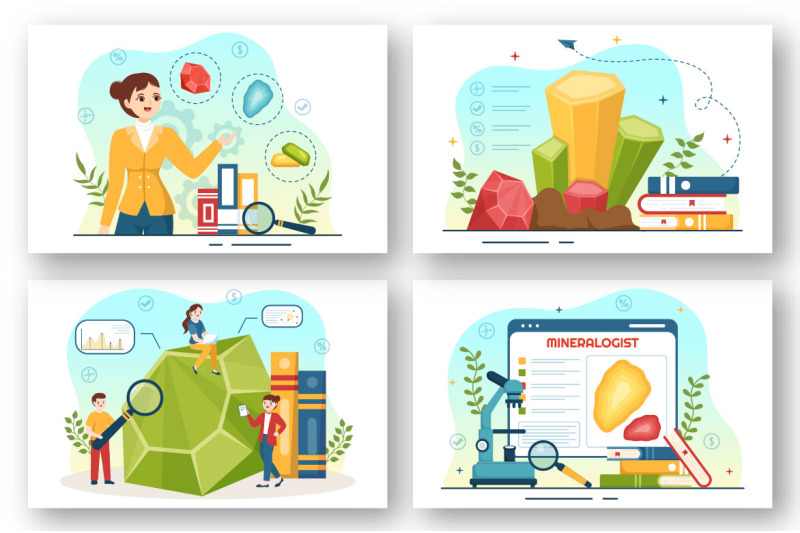 12-mineralogist-vector-illustration