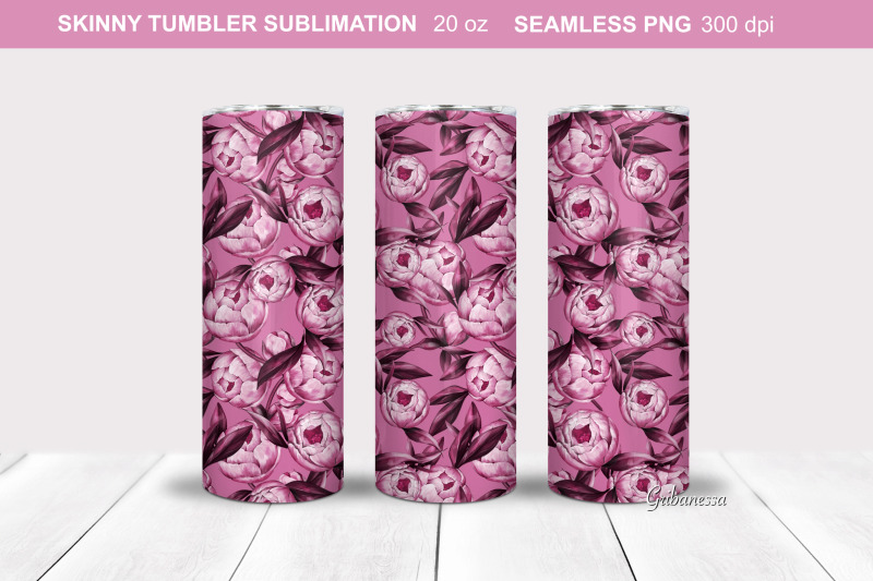 pink-peony-flowers-tumbler-wrap-floral-tumbler-sublimation