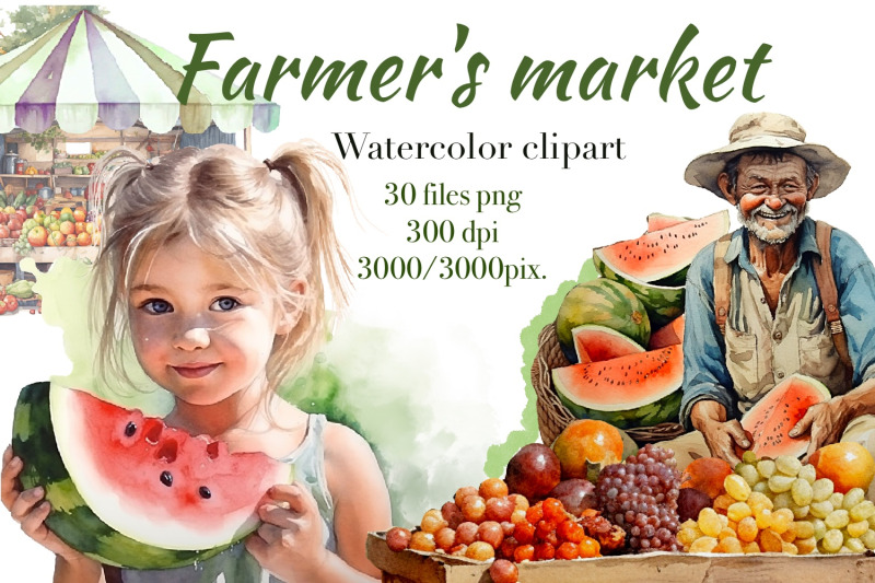 farmer-039-s-market-watercolor-clipart