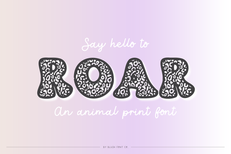 roar-retro-animal-leopard-print-font