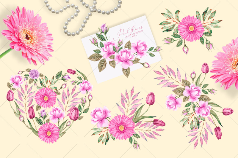 watercolor-pink-flowers-clipart-png