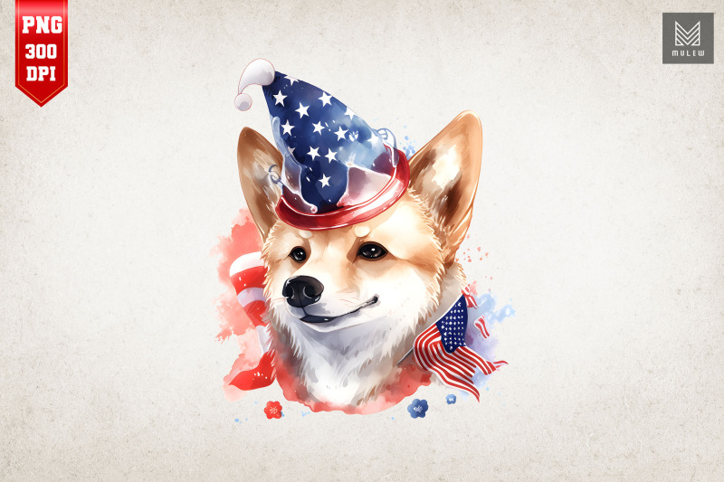 cute-dog-4th-of-july-watercolor-bundle