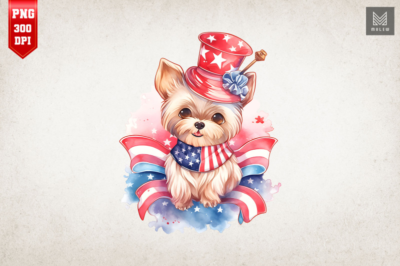 cute-dog-4th-of-july-watercolor-bundle