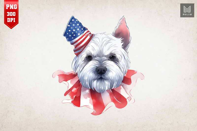 cute-dog-4th-of-july-watercolor-bundle