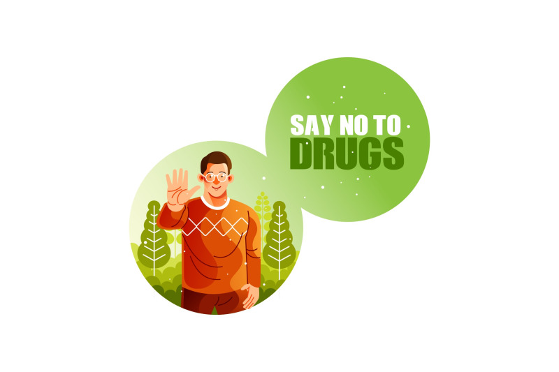 man-say-no-to-drugs