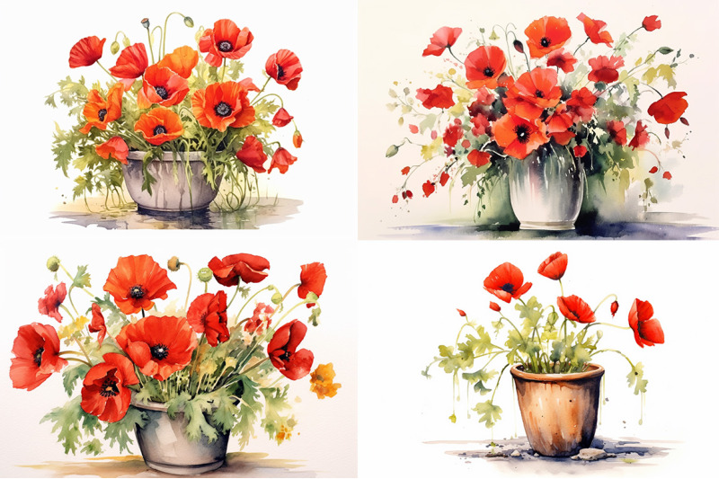 poppy-floral-delights-watercolor-collection