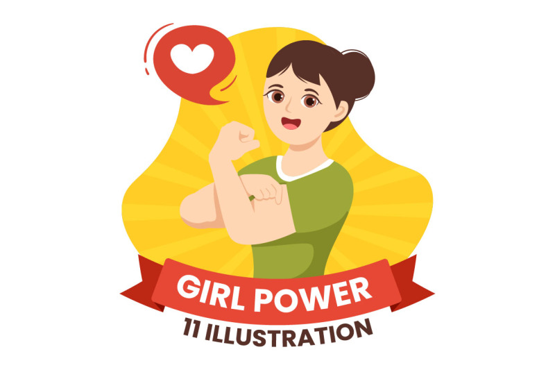 11-girl-power-vector-illustration