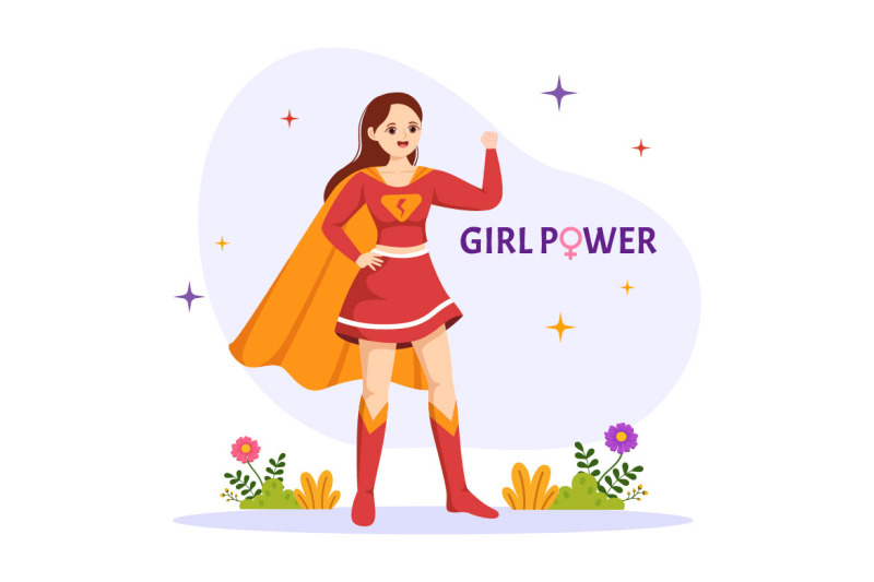 11-girl-power-vector-illustration