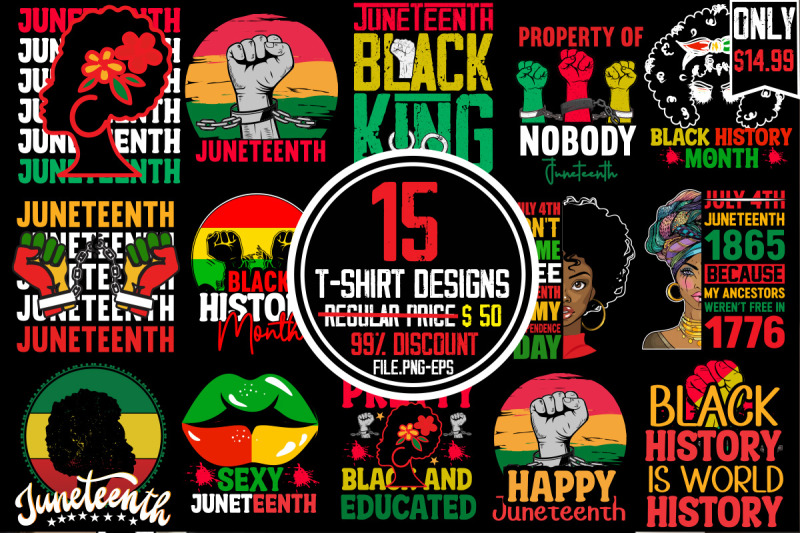 juneteenth-t-shirt-bundle-2024-african-american-svg-bundle-africa