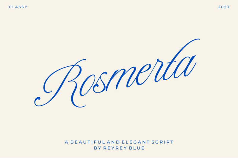 rosmerta-elegant-script