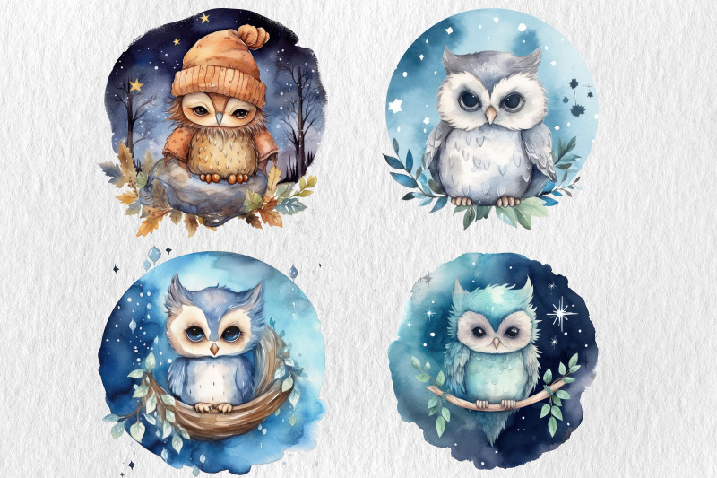 watercolor-owl-clipart