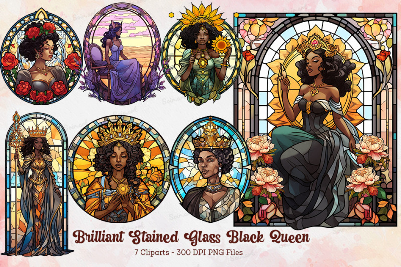 brilliant-stained-glass-black-queen