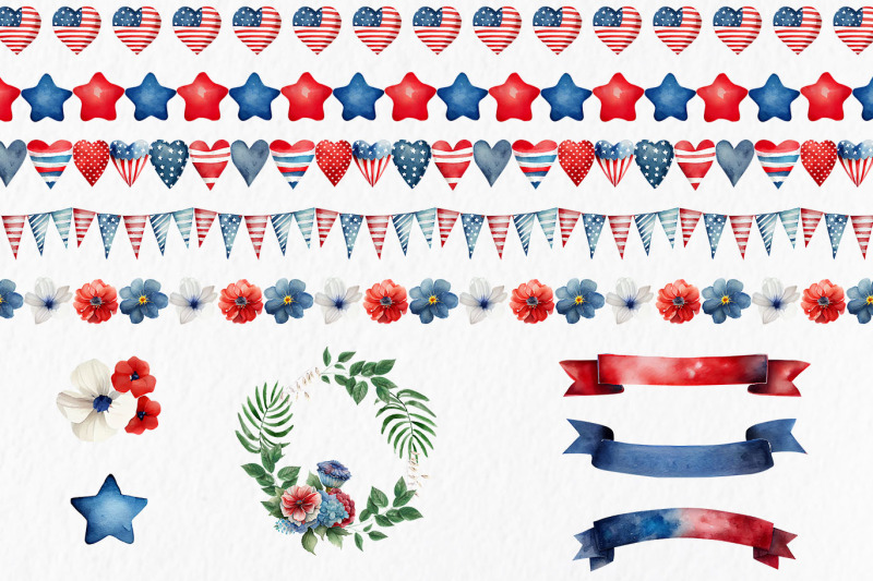 american-flag-hearts-watercolor-clipart-png-4th-of-july-independence