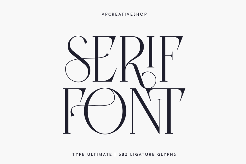 type-ultimate-serif-logo-font