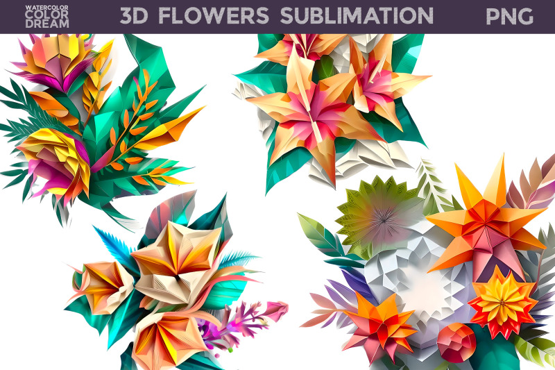 3d-tropical-flowers-png-3d-floral-sublimation-nbsp