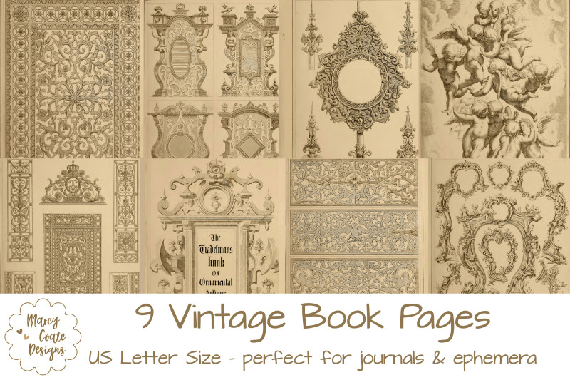 9-printable-collage-papers-from-vintage-books