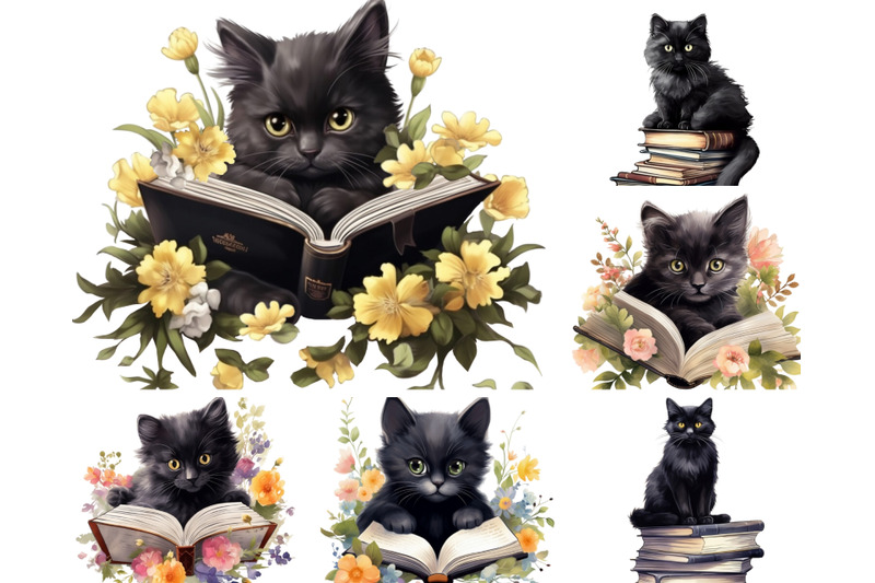 black-cat-clipart-with-books-10-png-files